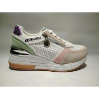 Zapatillas Mujer Green+Circle Pretty. Blanco y pasteles. Cuña. Plantilla confort. - details 0