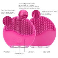 Cepillo De Limpieza Facial Eléctrico De Silicona Con Masaje Profundo a Alta Frecuencia Impermeable Cuidado De La Piel Recargable Por USB - details 5