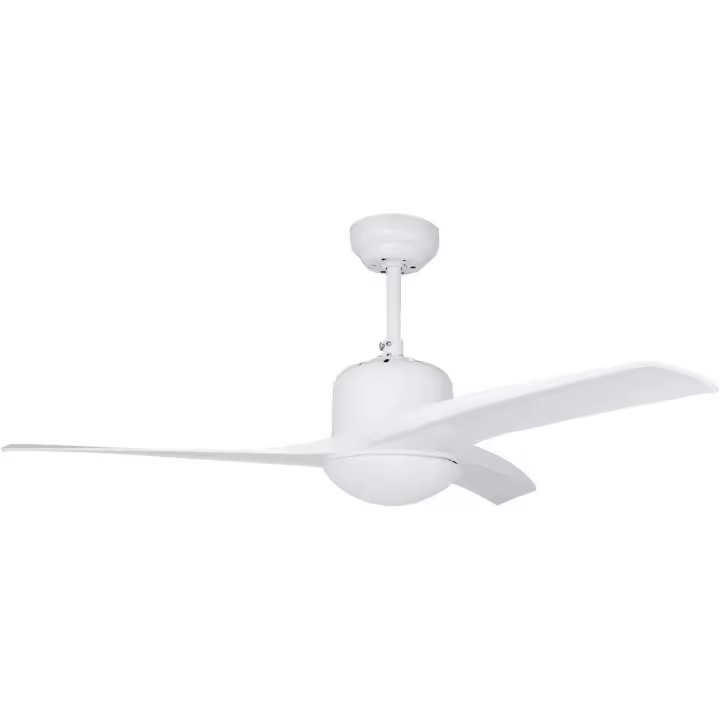 Orbegozo CP 92105 Ventilador de Techo con Luz, Mando a Distancia, Diámetro de Aspas 105 cm, Temporizador, 3 Velocidades, 50 W, Color Blanco - 1