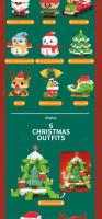 Regalos De Navidad Bloques De Construcción Micro Síntomas De Santa Claus Y Reňdeiros Juguete De Artesanía Para Niños Decoración De Mesa - details 7
