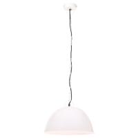 vidaXL Lámpara colgante vintage 25 W blanca redonda 41 cm E27 - details 2
