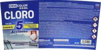Cloro Compacto Piscina 5 Acciones y Pastillas de Cloro 5 Acciones de 200g Compactos (1kg) o Granulado- Bote de 1Kg y 2 Kg - details 2