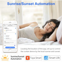 Cortinas Eléctricas Rollos Cortinas Conectadas Con Interruptor WiFi Tuya Controlado Por App Inteligente Compatible Con Alexa Google Home Siri - details 14
