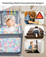 EU Children Store - Parque infantil muebles infantiles recién llegados parque infantil de piscina seca a gran escala parque infantil de 0 a 6 años vallas de Seguridad para niños - details 1