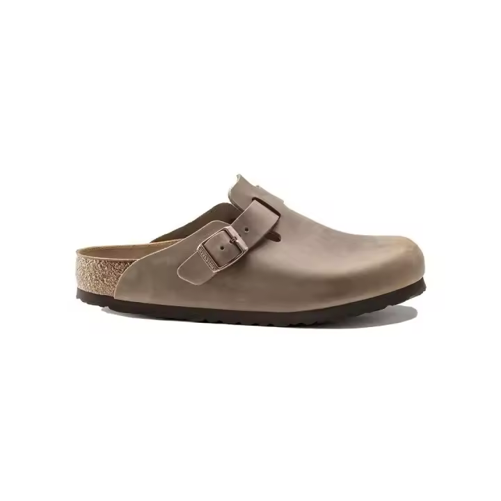Zueco Unisex Birkenstock Boston Marrón - 1