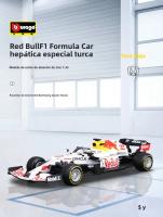 Modelo De Coche F1 Red Bull Racing Bburago 2021 RB16b No.11 No.33 Verstappen Perez a Escala 1:43 Metal Sin Batería Para Coleccionistas - details 0