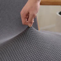 Cubierta De Silla De Mano Elástica De Color Sólido Con Cierre De Cremallera Protector De Muebles Lavable Para Decoración Del Hogar - details 1