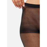 UNUSUALL- Pack de 6 Medias de seda ultrafinas para mujer, pantimedias invisibles de lycra 20D, transparentes, negras beige natural, medias de calidad, medias sexys de alta elasticidad, Pantimedias de malla negro y beige - details 2