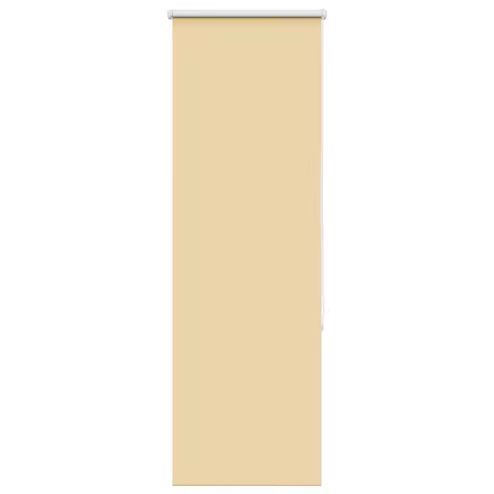 vidaXL Estor Enrollable Opaco Beige de Tela en dimension 130 cmx100 cm/130 cmx40 cm/130 cmx45 cm y más | protección solar decorativa para ventanas hogar oficina dormitorio fácil de instalar - 1