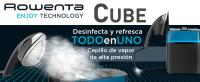Rowenta UR2020D2 Cube Purificador de Vapor de Alta Presión, Potencia de Vapor Desinfectante, Vaporización Vertical, Planchado, Formato Móvil, Salida de Vapor Continua de Hasta 90 g/minuto, 200 g/minuto, Golpe de Vapor - details 0