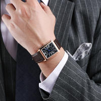Reloj De Pulsera De Cuarzo Para Hombre Con Correa De Cuero Estilo Casual Y Moda Pantalla De Vidrio Dial Diameter De 40mm - details 6