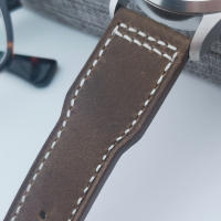 Reloj De Hombre Corgeut Lujo Cristal Zafiro 42mm Movimiento Manivela 316L Acero Inoxidable Resistente Al Agua 30m Cuero Malla - details 5
