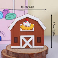 Decoración De Pastel Con Animal De Granja Toppers Vaca Tractor Pollos Ideal Para Fiesta De Cumpleaños Baby Shower Tema De Granja - details 13