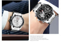 Reloj De Pulsera Deportivo Militar De Lujo 2024 Relogio Masculino Resistente Al Agua De Acero Inoxidable Calibre De Cuarzo Moda Casual - details 4