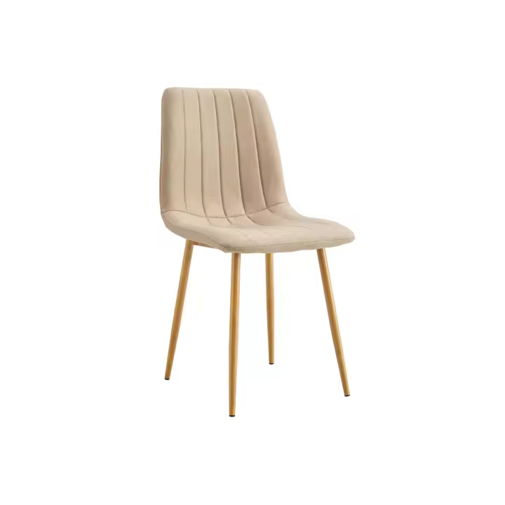 Mueblecenter Silla Comedor Nails Tejido Beige / Oak - 1