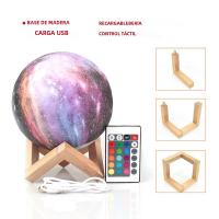 Lámpara De Noche LED 3D Recargable Luces De La Luna Con Interruptor Táctil Decoración Para Dormitorio Regalos De Cumpleaños Venta Caliente - details 6