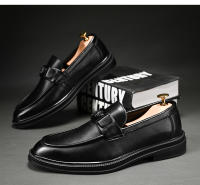 Zapatos De Cuero Para Hombre Mullidos Transpirables Zapatos De Business Casual Con Cubierta De Cuero Suave Suela Suave Para Otoño - details 11
