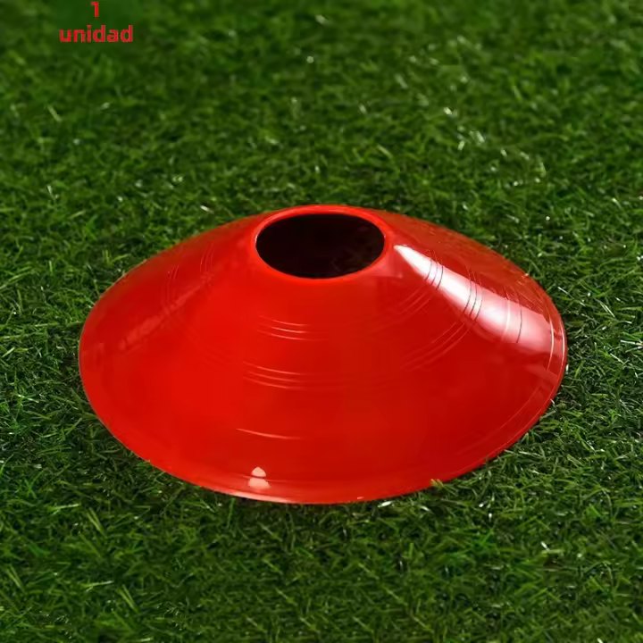 Disco De Entrenamiento De Fútbol Con Logo Redondo Durable Y Suave Obstáculo Para Juego Al Aire Libre Marcador De Campo - 1