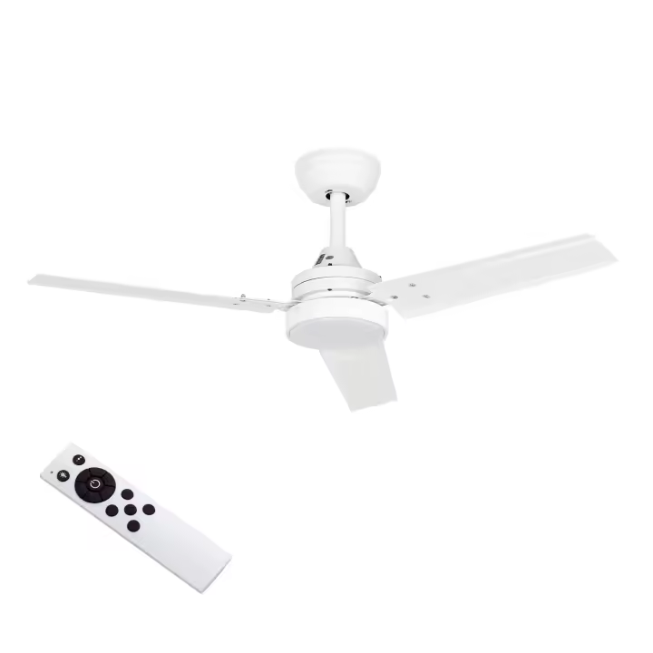 Jata Ventilador de Techo con Luz, 40 W, Bajo consumo, 106 cm de Diámetro, 3 Aspas Reversibles, 3 Velocidades, Silencioso, Función Invierno Verano, Programable, Motor DC de cobre - JVTE4233 - 1