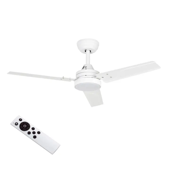 Jata Ventilador de Techo con Luz, 40 W, Bajo consumo, 106 cm de Diámetro, 3 Aspas Reversibles, 3 Velocidades, Silencioso, Función Invierno Verano, Programable, Motor DC de cobre - JVTE4233 - 1