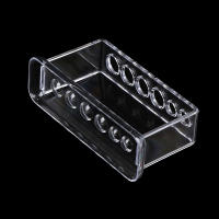 Estante De Tubos De Prueba De Plástico Transparente Con 6 Agujeros Soporte Para Laboratorio Organizador De Tubos De Prueba - details 3