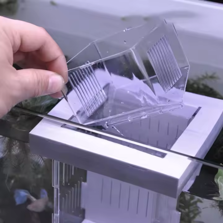 Caja De Incubación Flotante Automática Para Peces Accesorio De Acuario Neón Plástico Herramienta De Cría De Fry - 1