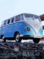 Coche De Colección Volkswagen T1 Miniatura 1/36 Juguete De Aleación De Metal Para Niños Modelo De Vehículo Bus De Coleccionista - details 0