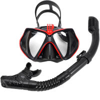 Juego De Snorkel Para Adultos Mascarilla De Natación Con Cámara GoPro Deportes Acuáticos Anti-Vaho Gafas Secas Tubo De Snorkel Profesional - details 6