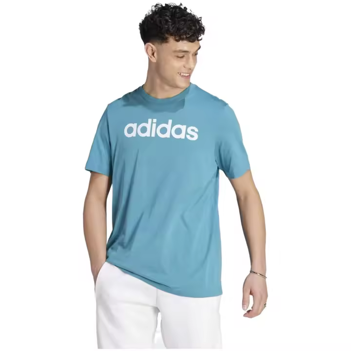 Camiseta de Manga Corta Adidas  para hombre en color azul - 1