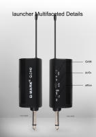 Sistema De Micrófono Inalámbrico G-MARK GLC440 4 Canales Para Karaoke Micrófono Fijo Para Fiestas En Casa Escenario Show De Altavoz - details 10