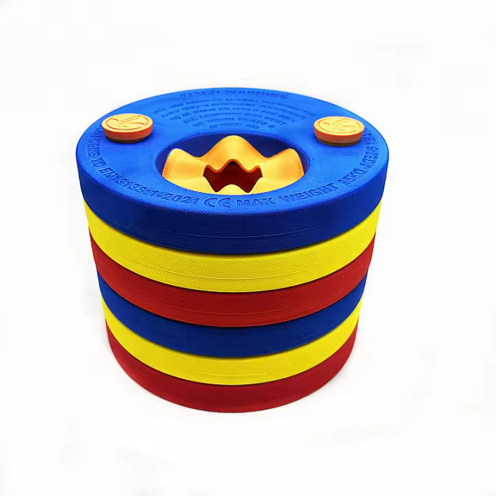 Pack de 6 Brazaletes, Brazaletes de Delfins, Hechos de Espuma, Flotadores para Pool (Última versión) - 1