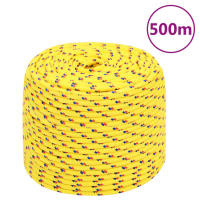 vidaXL Cuerda de barco polipropileno 10 mm 500 m cuerda Color Amarillo,  Azul,  Blanco y azul y mas - details 0
