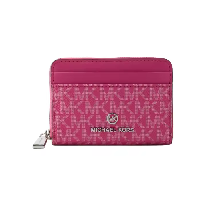 Cartera MICHAEL KORS Pequeña Jet Set Charm con Logos Color Fucsia - 1