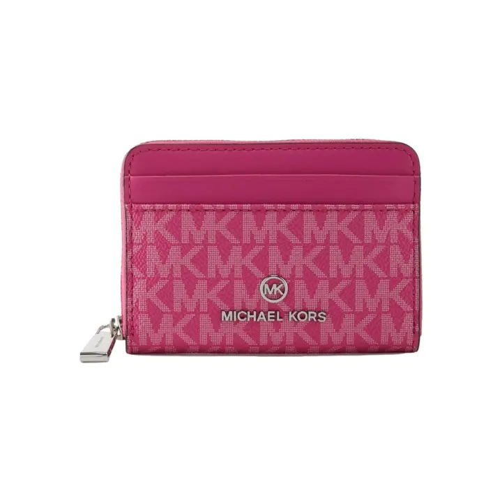 Cartera MICHAEL KORS Pequeña Jet Set Charm con Logos Color Fucsia - 1