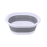 Washbasin Plegable Portátil De Plástico Para Viajes Y Uso Doméstico Basina De Ropa Plegable Con Almacenamiento Tamaño Compacto - details 2