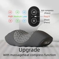 Almohada Masajeadora Eléctrica De Vibration Térmica Para Relaxar La Columna Cervical Reducir La Fatiga Muscular Y Aliviar Los Problemas Del Sueño Y El Dolor De Hombros - details 11