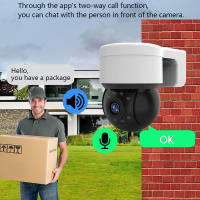 Cámara IP 1080P 2MP Tuya APP Cámara PTZ De Seguimiento Automático Para El Hogar Inteligente Cámara De Vigilancia Inalámbrica WIFI Exterior Con Visión Nocturna Y Almacenamiento De Tarjeta TF De 128G - details 7