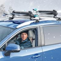 Portaesquís y Snowboard para coche. Color Gris. Portaesquís universal para 6 pares de Esquís o 4 tablas de Snowboard. Resistente a -60 grados. Instalación fácil y rápida en 15 minutos. Material de Aluminio. Portasnowboard. Distribuido por DistriLocu - details 5