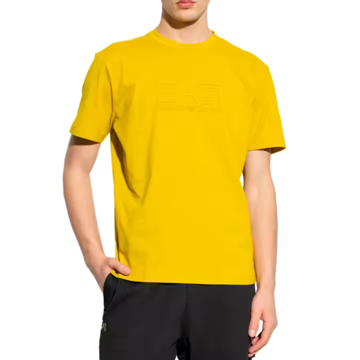 Camiseta Manga Corta Men Armani 225  V25 Mostaza Amccmv2525Bd - 1