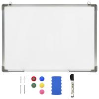 vidaXL Pizarra magnética de borrado en seco acero blanco en dimensiones 70 x 50 cm/50 x 35 cm/110 x 60 cm y más - details 4