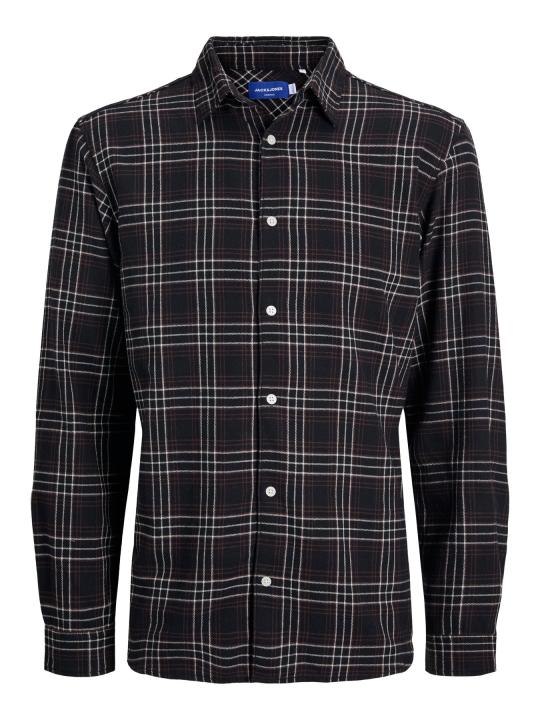 Jack & Jones Joshua Camisa Corte Comfort Color Negro - Atemporal Y Calidad