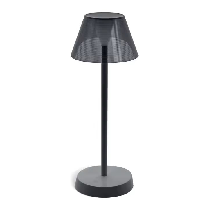 WD LifeStyle Lámpara Diner H 34 Cm D 12,5 Cm Color Gris - 1
