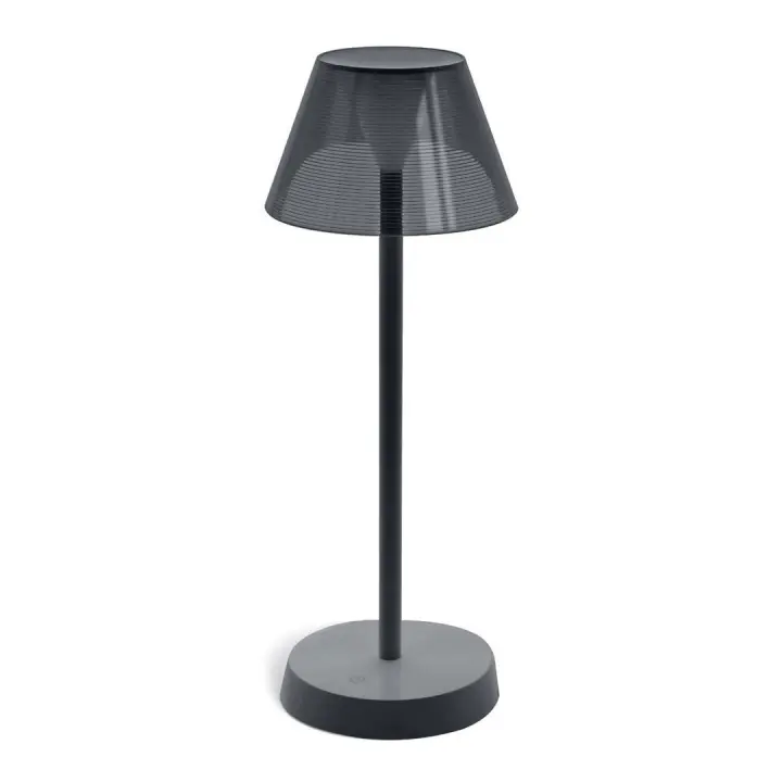 WD LifeStyle Lámpara Diner H 34 Cm D 12,5 Cm Color Gris - 1