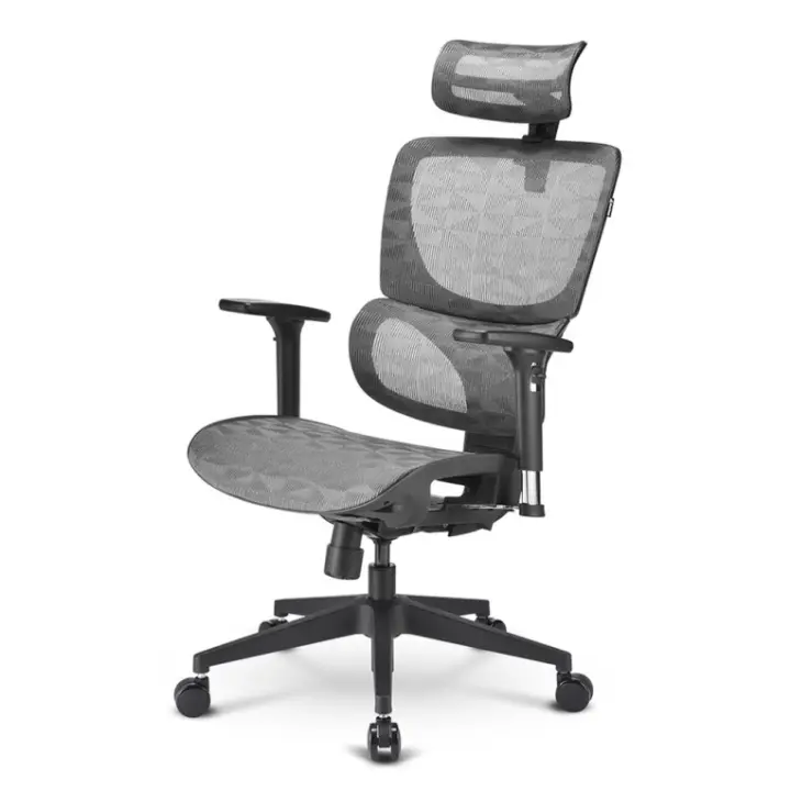 Silla Ergonómica Sharkoon Officepal C30M Negra - Ajustable - Malla Transpirable - 1