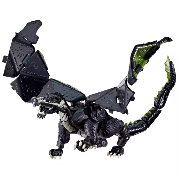 Figura hasbro dicelings dungeons & dragons : honor among thieves - black dragon - 1