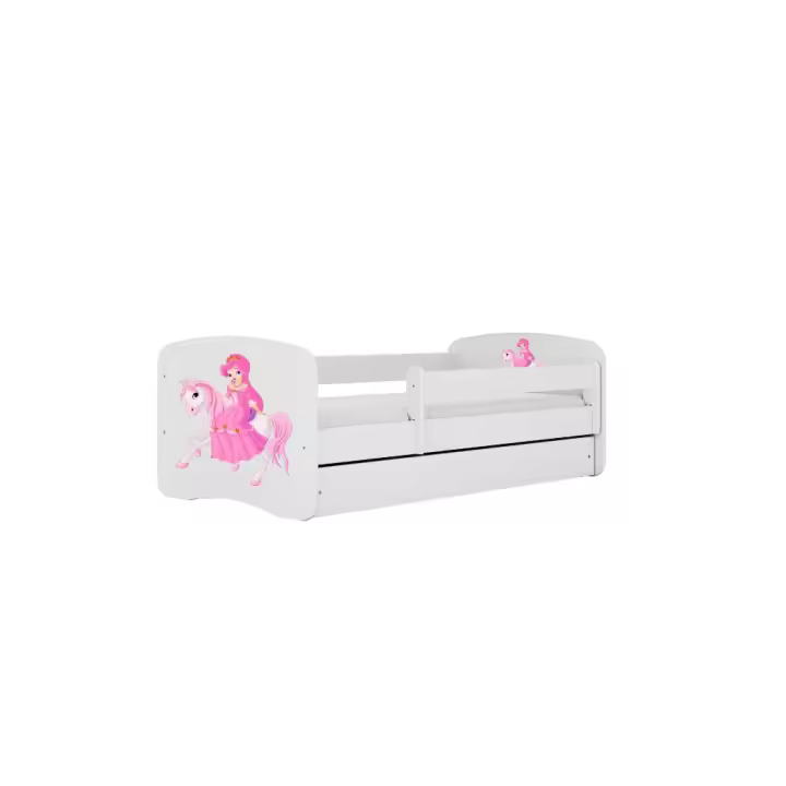 Cama 140 x 70 cm Kocot Kids BabyDreams Princess on Horse White - 1
