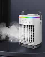 BIT Aire acondicionado portátil, miniventilador de refrigeración, humidificador de agua helada con USB de 700ml, viento fuerte para dormitorio y hogar - details 4