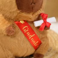 Doctor Hat Capybara De Peluche Muñeco De Peluche Suave Y Cálido Regalo De Graduación De Dibujos Animados Para Adultos Y Niños - details 13