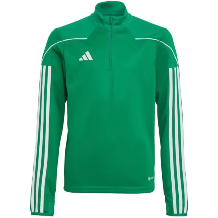 Sweatshirt adidas Tiro 23 League Training Top Jr IB8473 – Sudadera junior con cuello alto y cremallera parcial, fabricada en materiales ligeros y transpirables, perfecta para entrenamientos intensivos. - 1