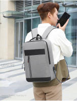 Mochila Impermeable Para Hombre Con USB Mochila De 15.6 Pulgadas Para Laptop Estilo Clásico Material Nylon Capacidad 20-35 Litros - details 3